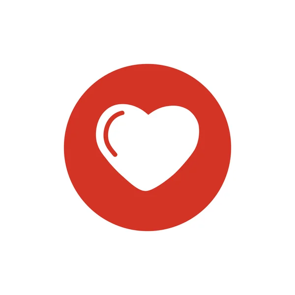 Icono web de corazón simple, ilustración de vector de contorno — Archivo Imágenes Vectoriales