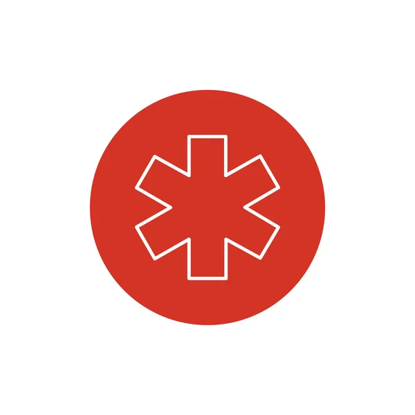 Símbolo de medicina ícone web simples —  Vetores de Stock