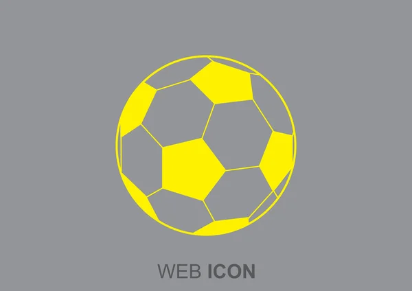 サッカー ボール web イラスト — ストックベクタ