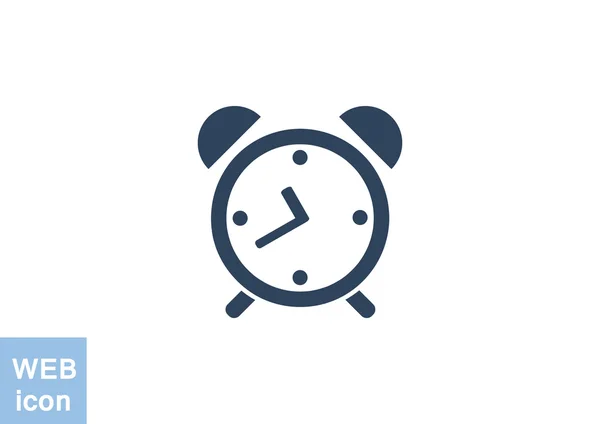 単純な目覚まし時計アイコン — ストックベクタ