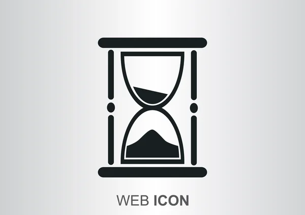 Sand clock web icon — Stock Vector