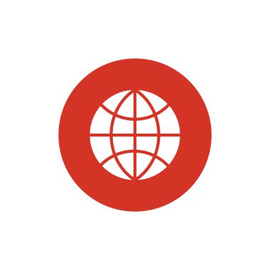 Basit küre web simgesi