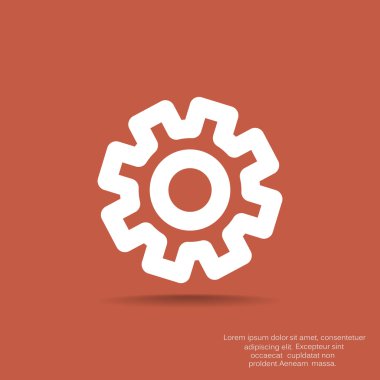 Tek yönlü dişli basit simgesini