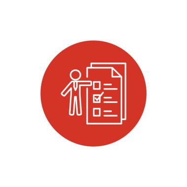 İnsan ile web simgesi listelemek için