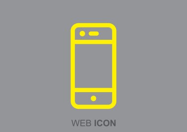 Boş ekranlı basit akıllı telefon