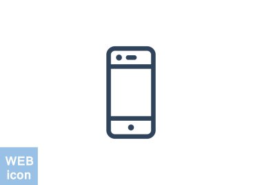 Boş ekranlı basit akıllı telefon