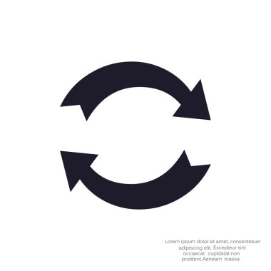 döndürme oklarını daire