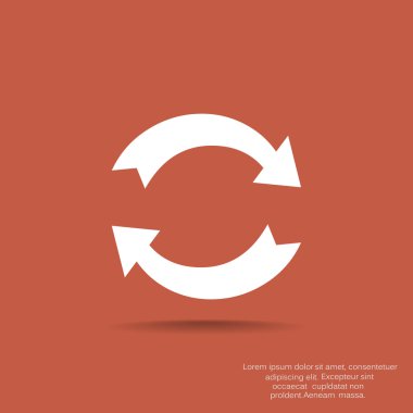 döndürme oklarını daire