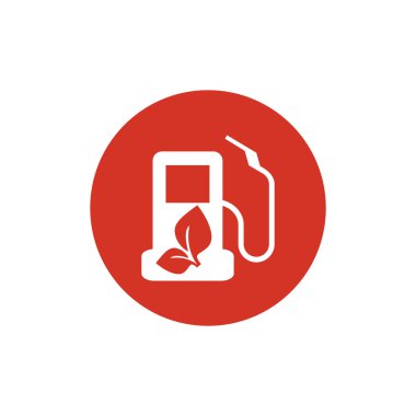 Eko yakıt basit simgesi