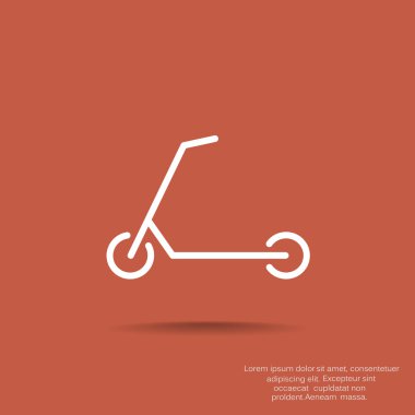 Scooter için çocuk simgesi