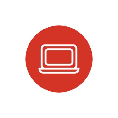 Basit dizüstü web simgesi