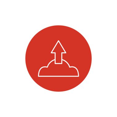 Bulut dosya karşıya yükleme simgesi