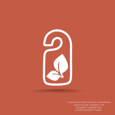 Eko etiket simge asılı