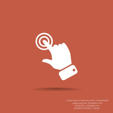 Dokunmatik ekran web simgesi