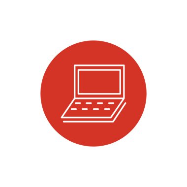 Basit dizüstü web simgesi