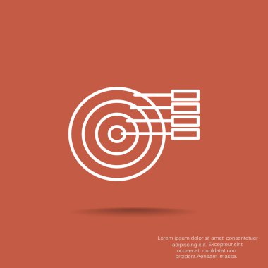 Yuvarlak Infographic web simgesi