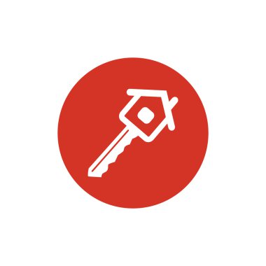 Ev anahtar web simgesi