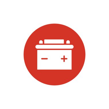 Basit araba pil simgesi