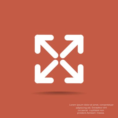 Kare simgesi dört ok