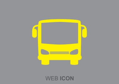 Basit veri yolu açık web simgesi, anahat vektör çizim