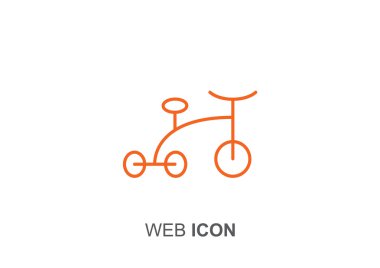 Baby tricycle icon clipart