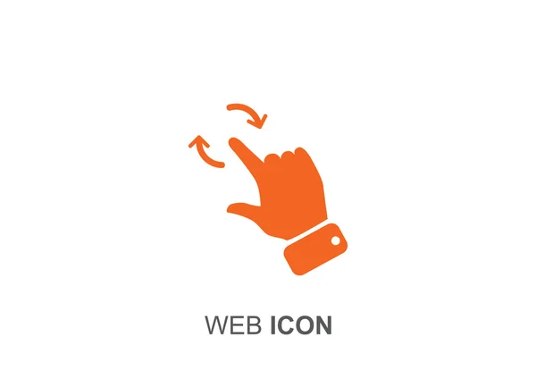 Touch scherm web-pictogram — Stockvector