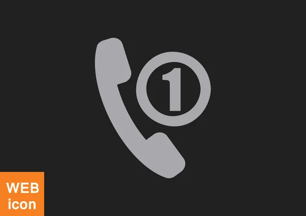 Τηλέφωνο σωλήνα με κλήση λείπει — Διανυσματικό Αρχείο