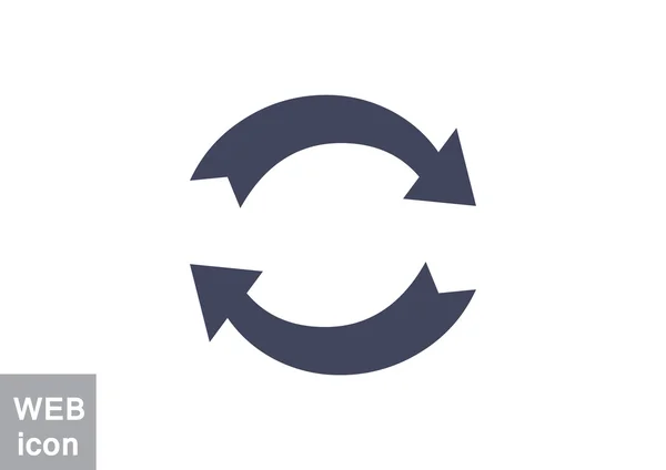 Flèches de rotation en cercle — Image vectorielle