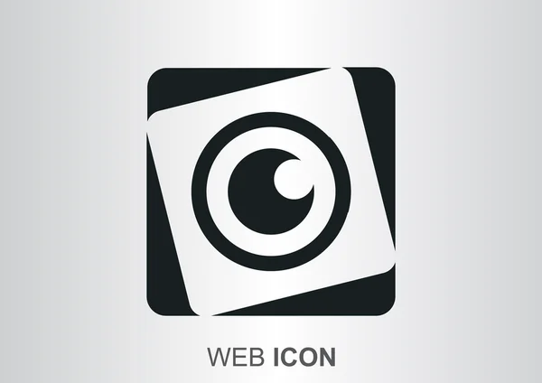 Lente icono web — Archivo Imágenes Vectoriales