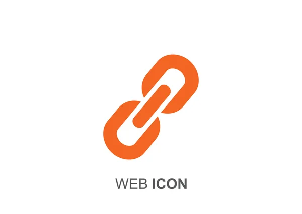 Kettenzeichen Web-Symbol — Stockvektor