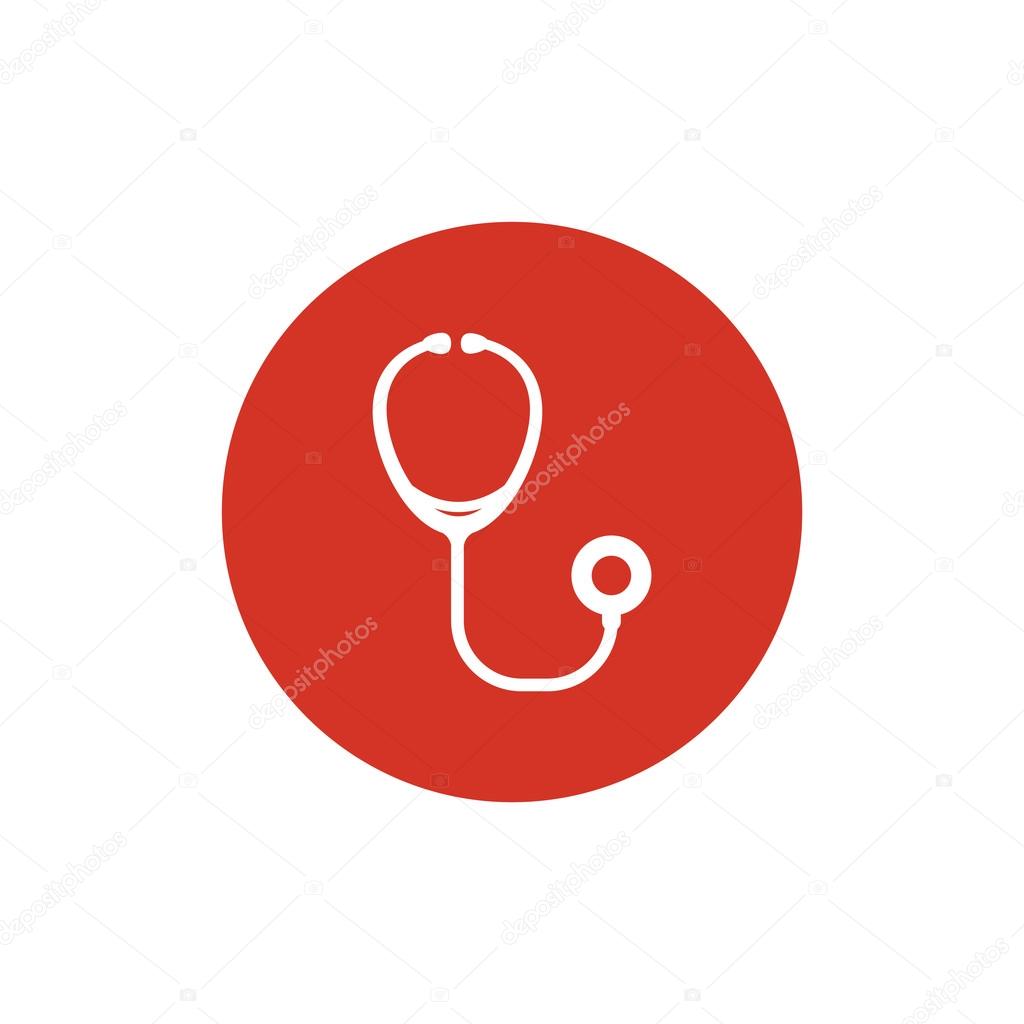 Stethoscope simple web icon