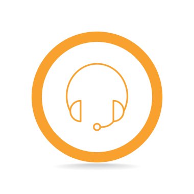 Kulaklık garniture web simgesi