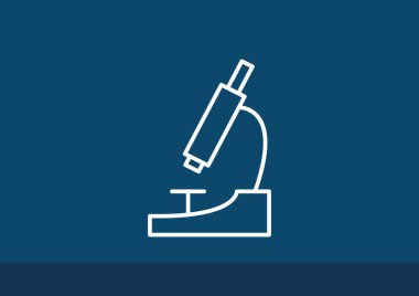 Mikroskop basit web simgesi