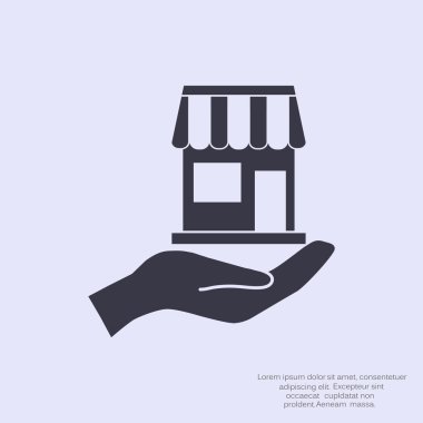 Evde el basit simgesi