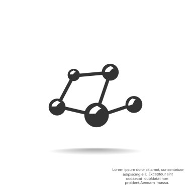 Moleküler bileşik web simgesi