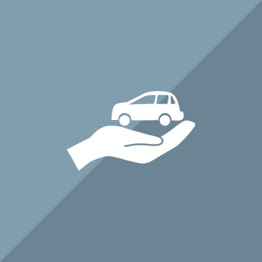 Araba koruma kavramı simgesi