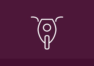 Basit motosiklet web simgesi