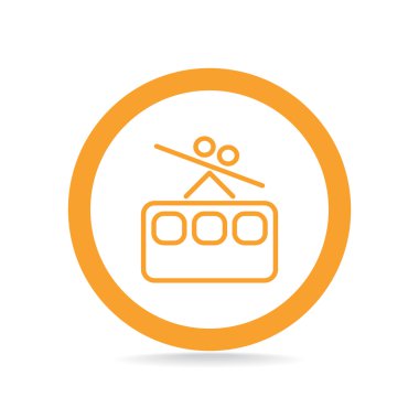 Füniküler demiryolu web simgesi