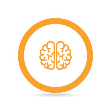 İnsan beyni web simgesi