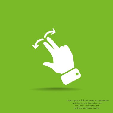 Dokunmatik ekran web simgesi