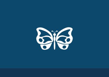 Basit kelebek web simgesi