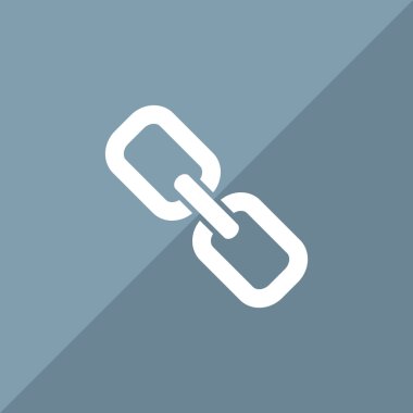 Basit zincir web simgesi