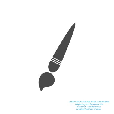 Basit fırça web simgesi