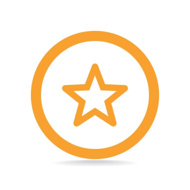 Basit yıldız web simgesi