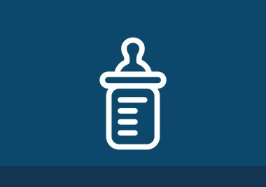 Basit bebek şişe simgesi