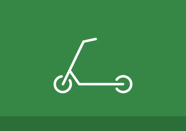 Scooter para crianças ícone — Vetor de Stock