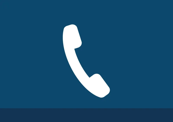 Telefoongesprek web pictogram — Stockvector