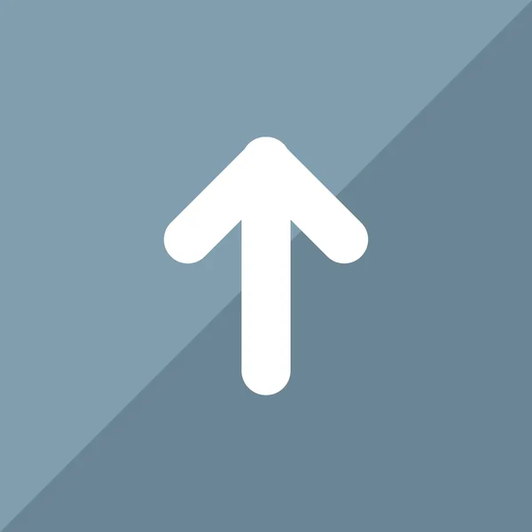 Šipka směřující nahoru ikonu — Stockový vektor