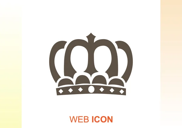 Icône Couronne, concept VIP — Image vectorielle