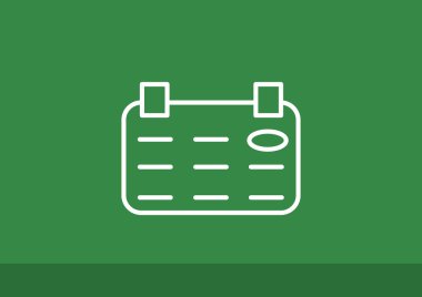 Takvim basit web simgesi yaprak